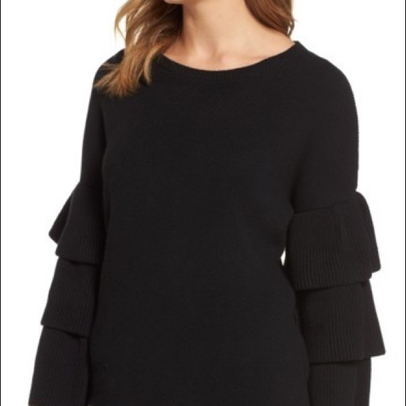 Halogen Ruffle Sleeve Sweater - Picture 5 of 5